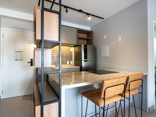 Foto do Studio - Studio à venda 1 Quarto 1 Vaga 40M² Campo Belo São Paulo - SP | Lares e Andares Imóveis