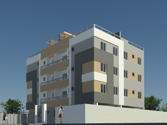 Apartamento 2 quartos e 2 banheiros, à venda, no bairro João Paulo II em João Pessoa