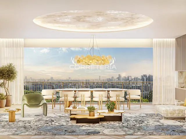 Apartamento 3 quartos e 5 banheiros, à venda, no bairro Brooklin Novo em São Paulo