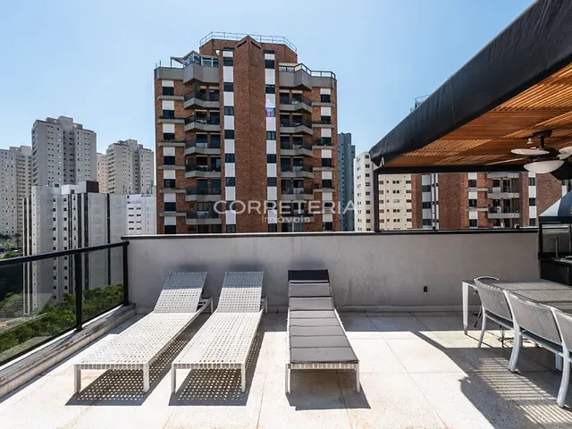 Cobertura / Penthouse 1 quarto e 2 banheiros, à venda, no bairro Morumbi em São Paulo