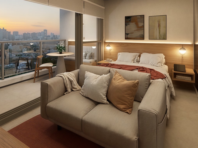 Foto do Studio - Studio à venda 1 Quarto 27.64M² Aclimação São Paulo - SP | Ap One - Residencial | Lares e Andares Imóveis