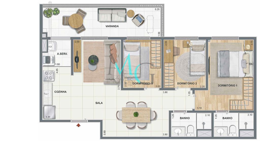 Apartamento, 1 quarto, 33 m² - Foto 35