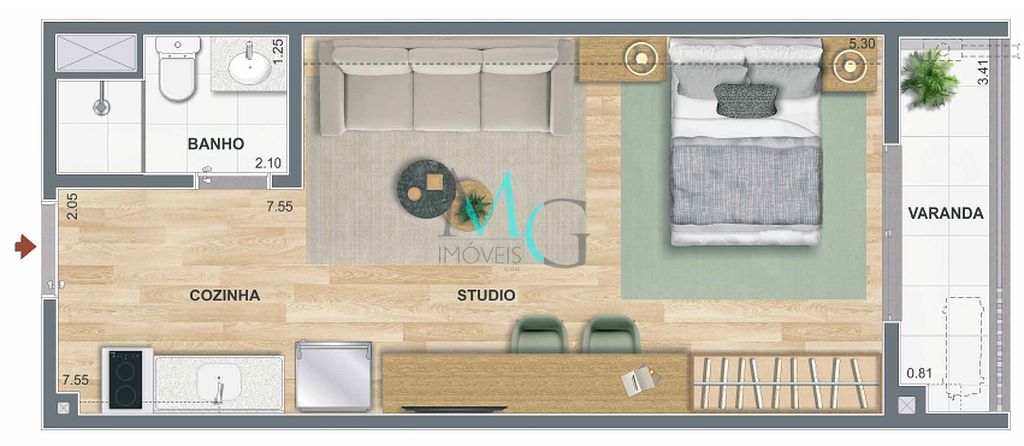 Apartamento, 2 quartos, 53 m² - Foto 28