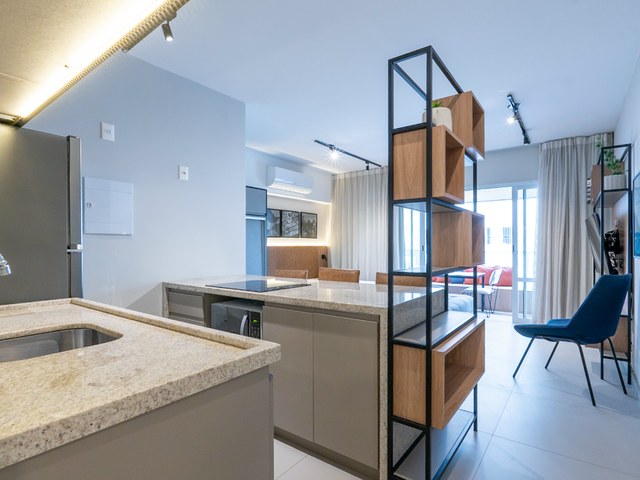 Foto do Studio - Studio à venda 1 Quarto 1 Vaga 40M² Campo Belo São Paulo - SP | Lares e Andares Imóveis