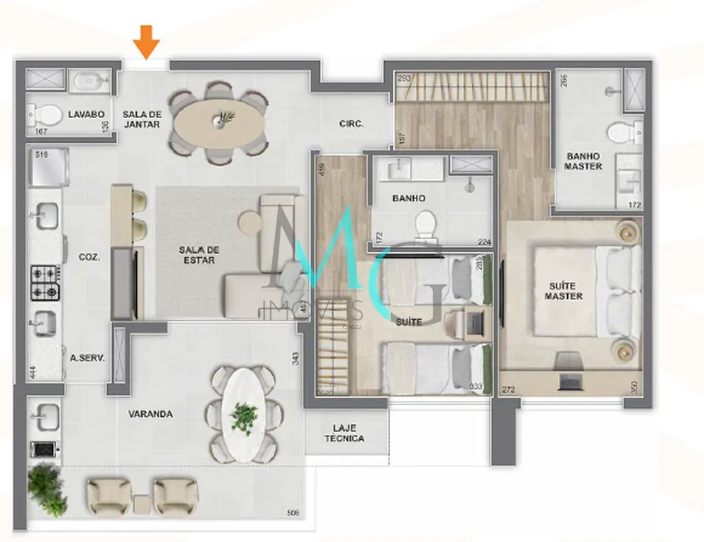 Apartamento, 3 quartos, 114 m² - Foto 56
