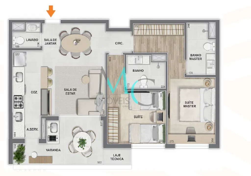 Apartamento, 2 quartos, 77 m² - Foto 53