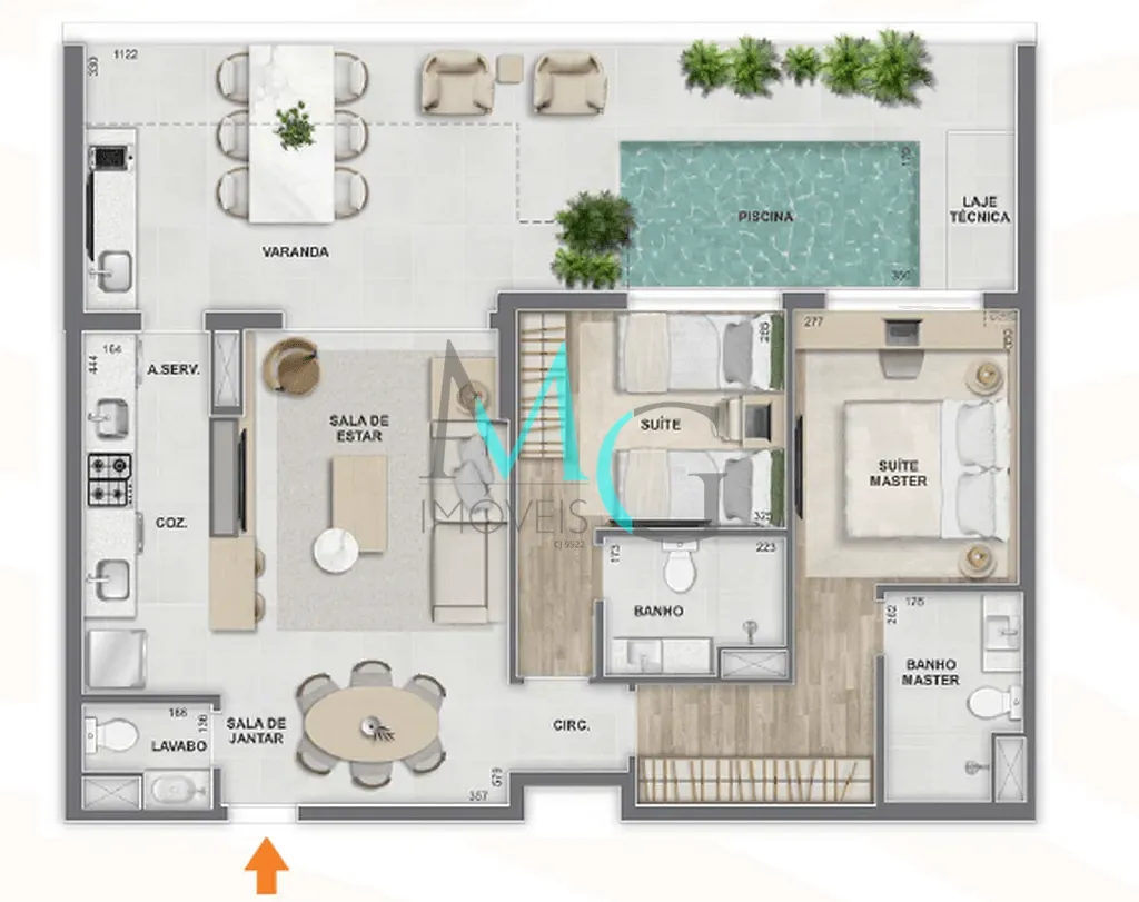 Apartamento, 2 quartos, 77 m² - Foto 58
