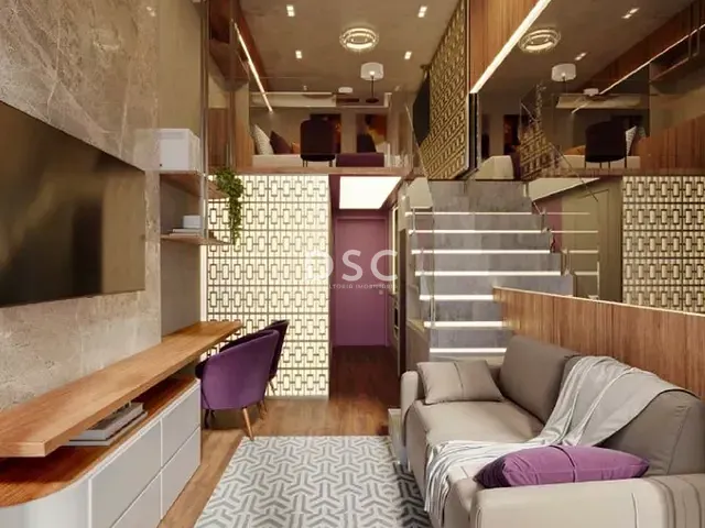 Loft 1 quarto e 1 banheiro, à venda, no bairro Água Verde em Curitiba