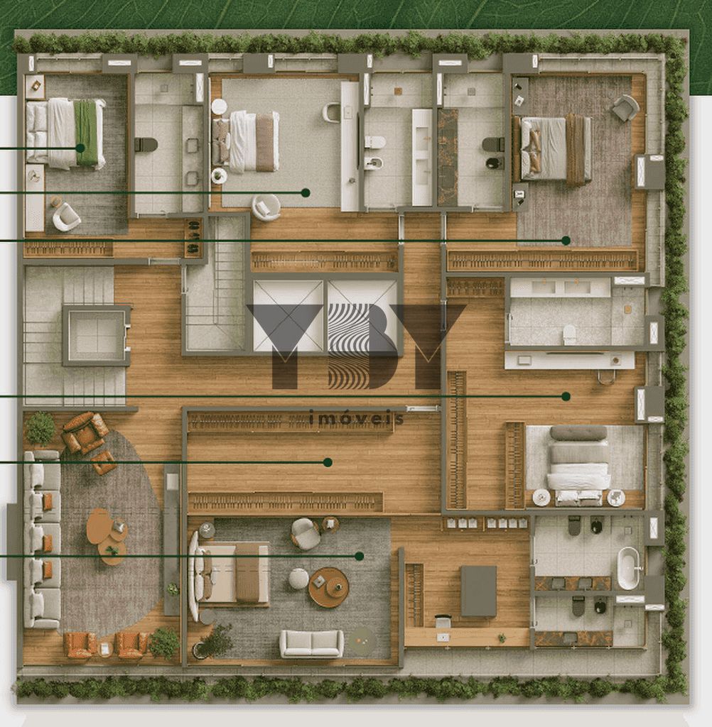Apartamento à venda com 4 quartos, 373m² - Foto 47