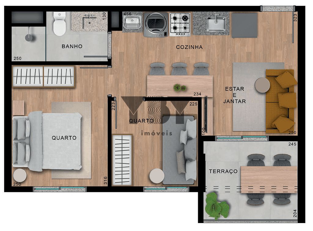 Apartamento, 2 quartos, 38 m² - Foto 22