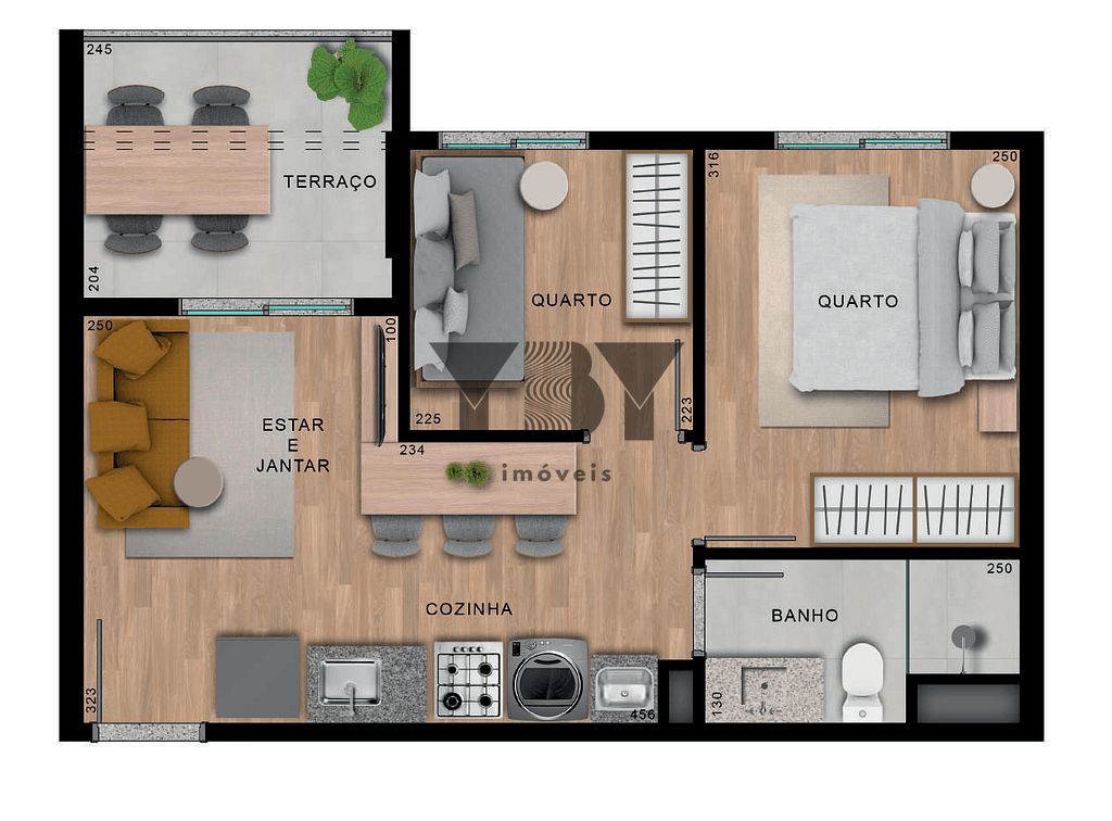 Apartamento, 2 quartos, 38 m² - Foto 24