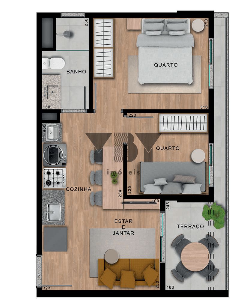 Apartamento, 2 quartos, 38 m² - Foto 26