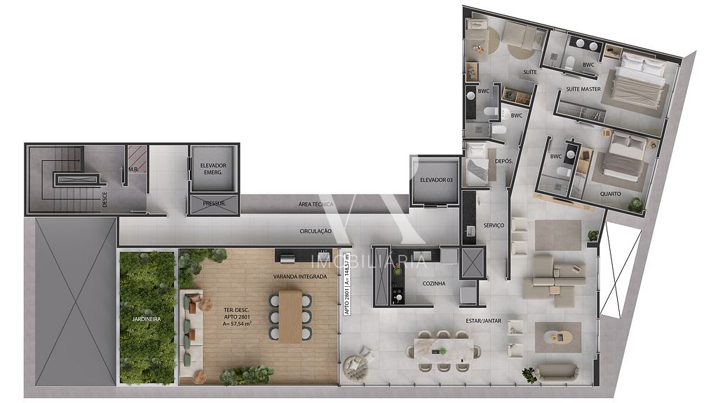 Cobertura à venda com 3 quartos, 206m² - Foto 45