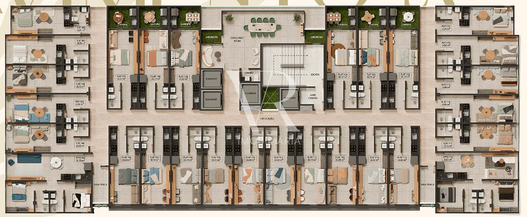 Apartamento à venda com 2 quartos, 59m² - Foto 41