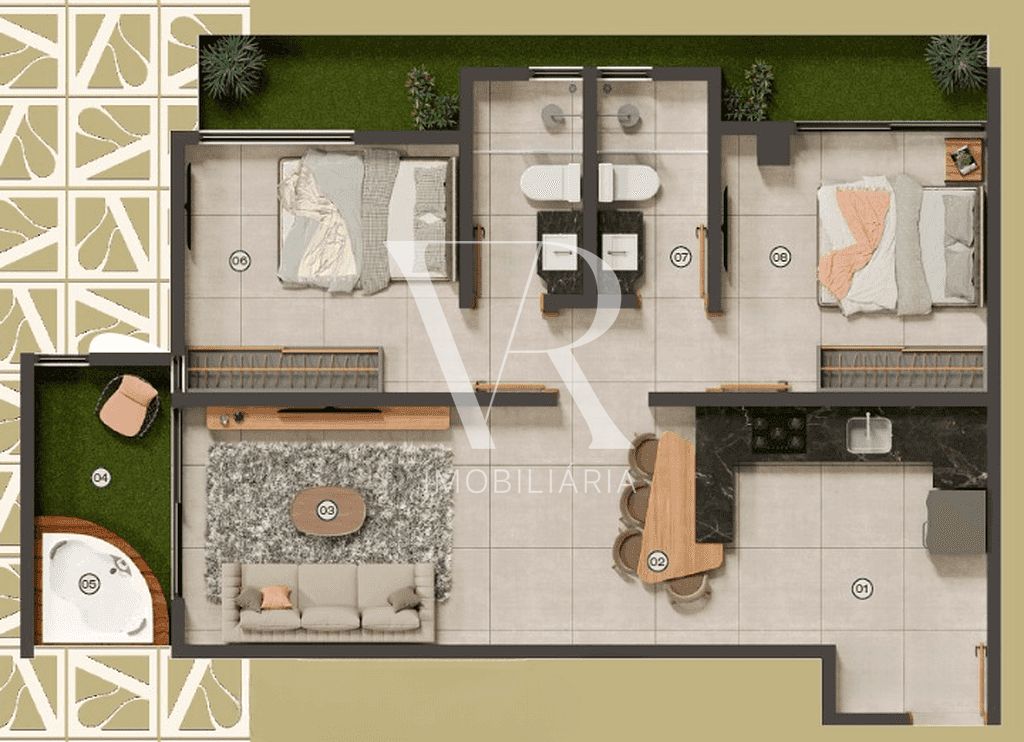 Apartamento à venda com 2 quartos, 59m² - Foto 48