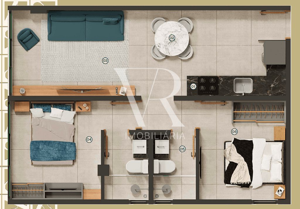 Apartamento à venda com 2 quartos, 90m² - Foto 47