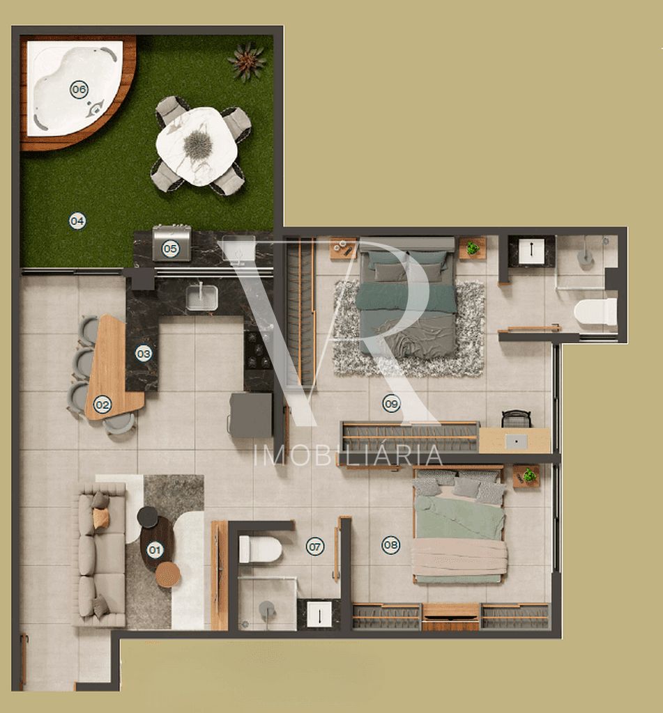 Apartamento à venda com 2 quartos, 90m² - Foto 49