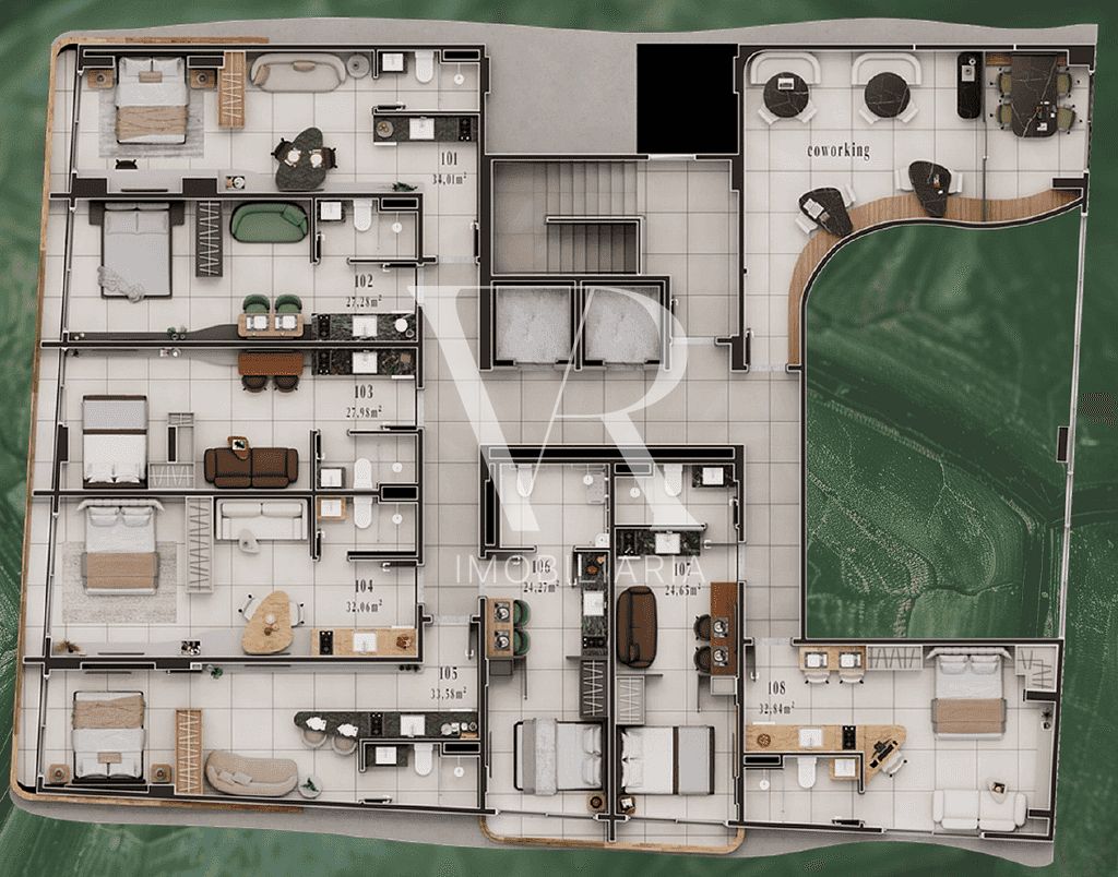 Apartamento à venda com 1 quarto, 21m² - Foto 8