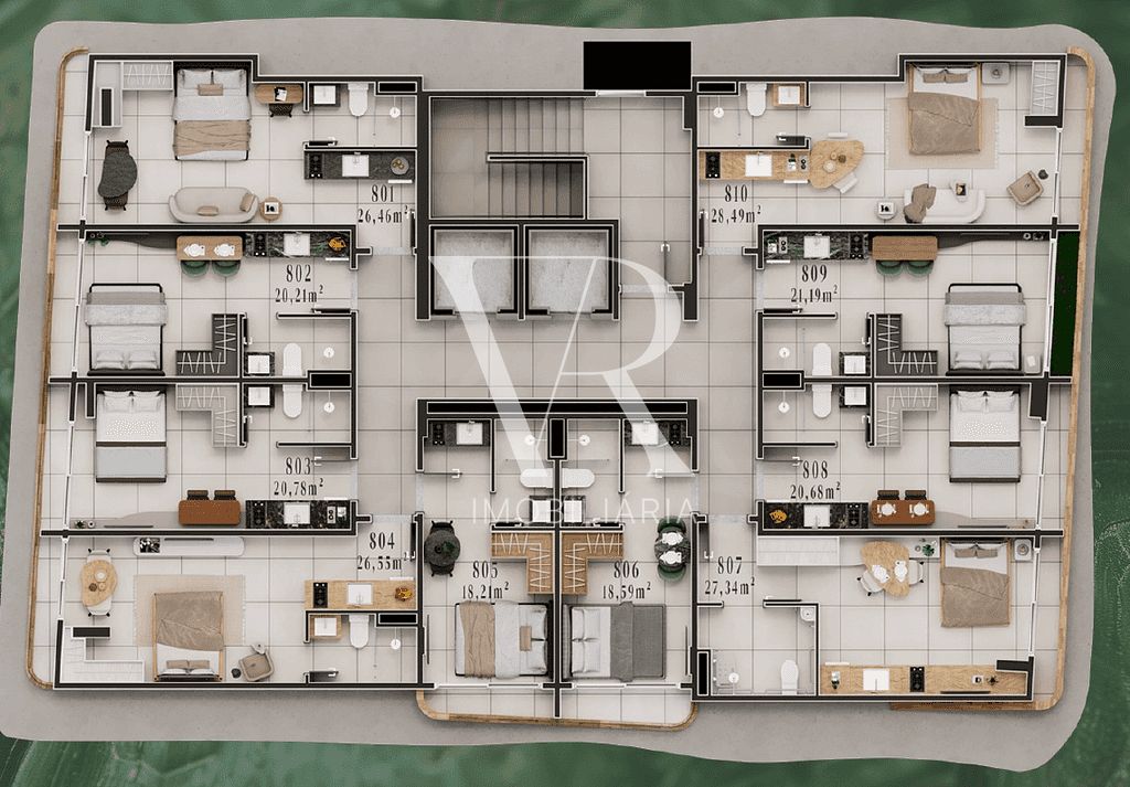 Apartamento à venda com 1 quarto, 21m² - Foto 14