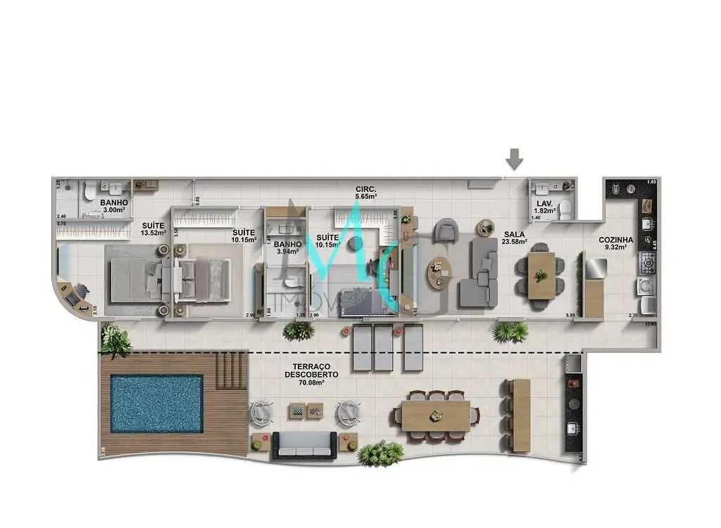 Apartamento, 3 quartos, 127 m² - Foto 14