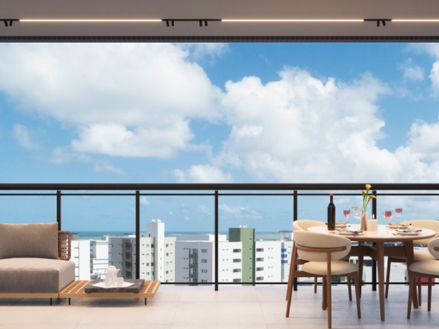 Apartamento 2 quartos e 2 banheiros, à venda, no bairro Jardim Oceania em João Pessoa