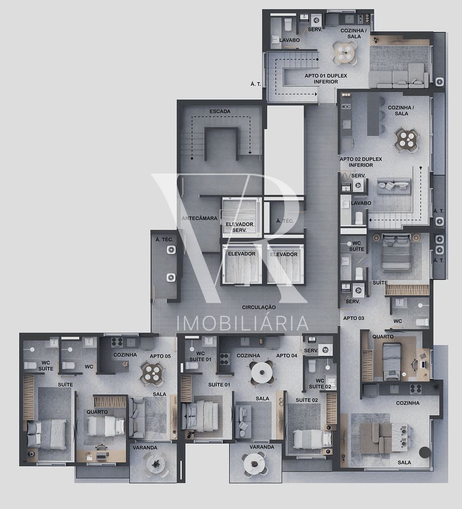 Cobertura à venda com 1 quarto, 57m² - Foto 40