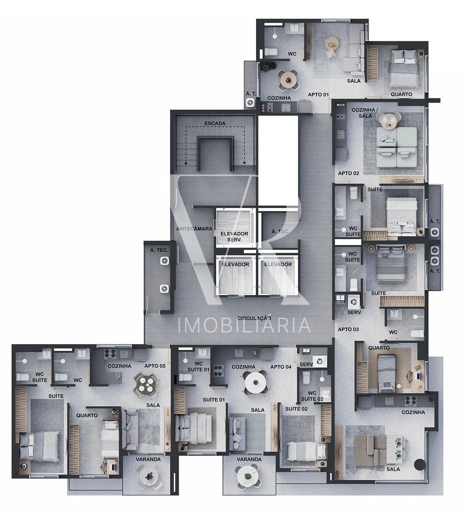 Cobertura à venda com 1 quarto, 57m² - Foto 45