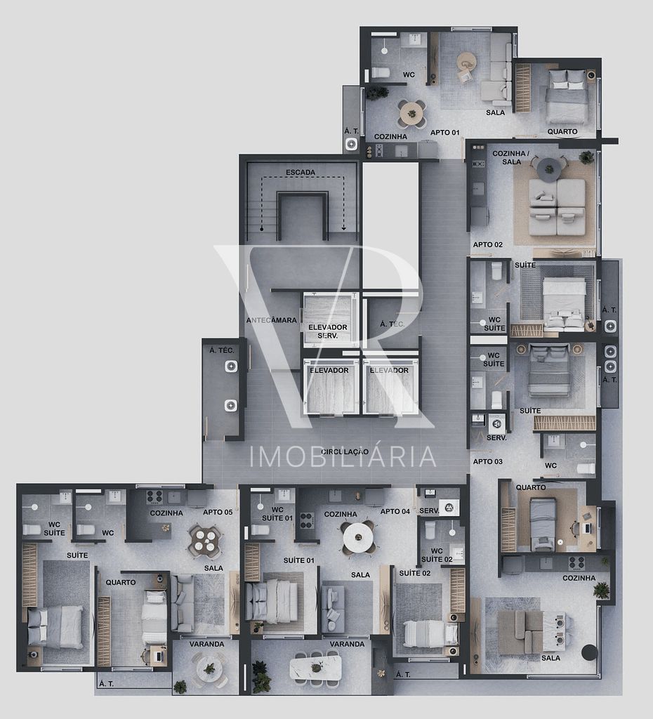 Cobertura à venda com 1 quarto, 57m² - Foto 46