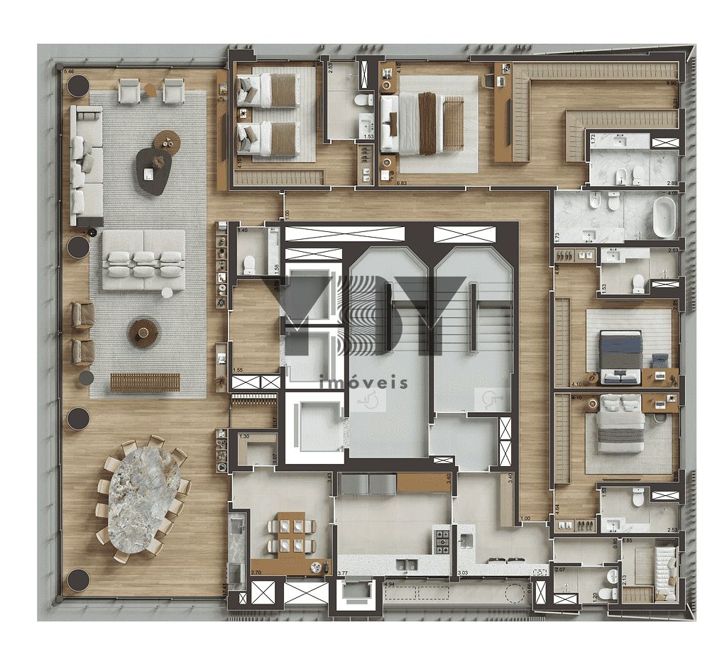 Apartamento, 4 quartos, 317 m² - Foto 24