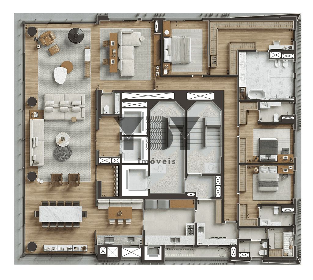 Apartamento, 4 quartos, 317 m² - Foto 25