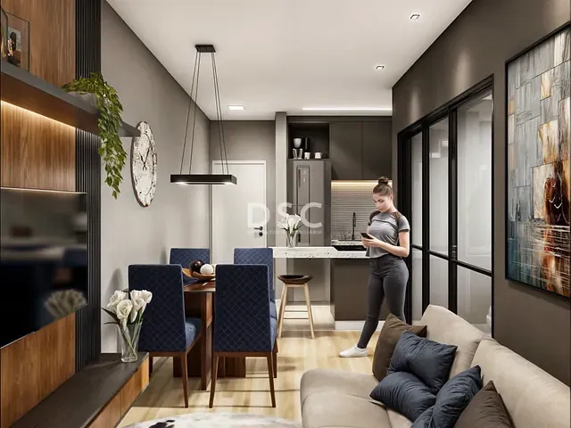 Studio 1 quarto e 1 banheiro, à venda, no bairro Boqueirão em Curitiba
