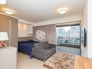 Foto do Apartamento-Apartamento à venda 1 Quarto 1 Suite 1 Vaga 41M² Brooklin Paulista São Paulo - SP