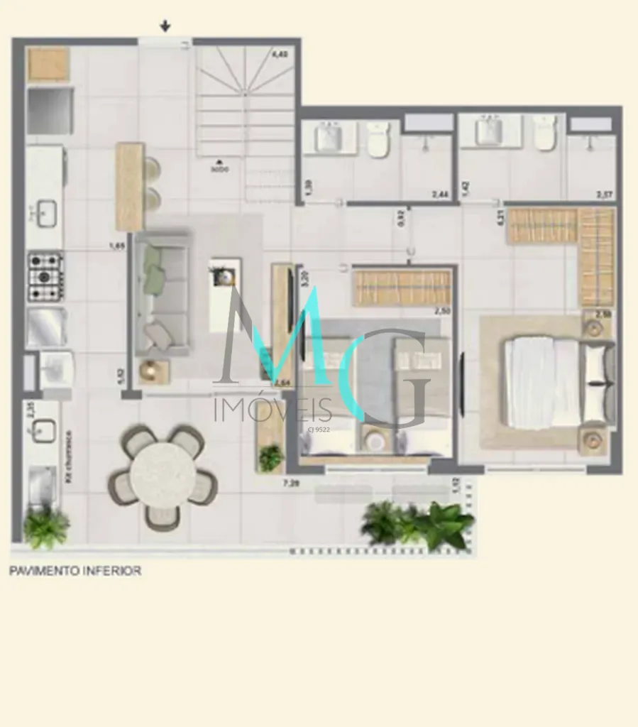 Apartamento, 3 quartos, 109 m² - Foto 70