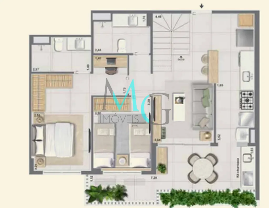 Apartamento, 3 quartos, 121 m² - Foto 72
