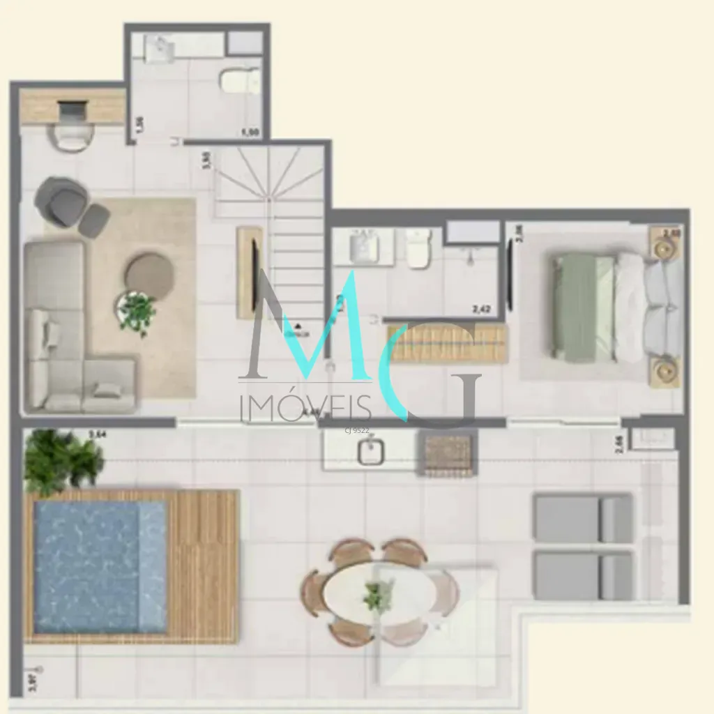 Apartamento, 3 quartos, 96 m² - Foto 71