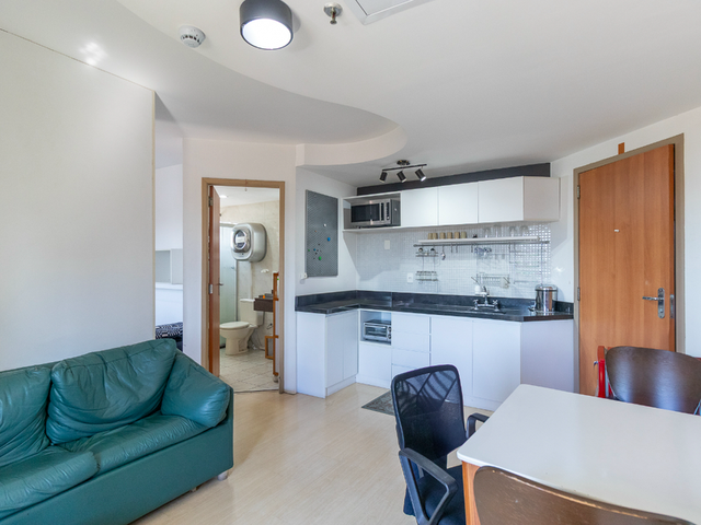 Foto do Apartamento - Apartamento à venda 1 Quarto 1 Vaga 34M² Brooklin Paulista São Paulo - SP | Lares e Andares Imóveis