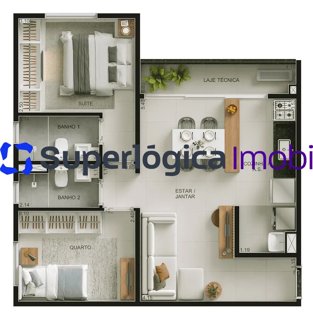 Apartamento, 2 quartos, 67 m² - Foto 23