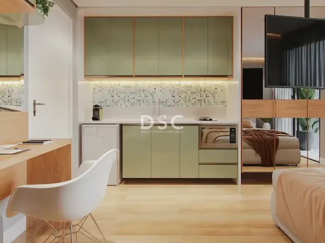 Apartamento 1 quarto e 1 banheiro, à venda, no bairro Bacacheri em Curitiba