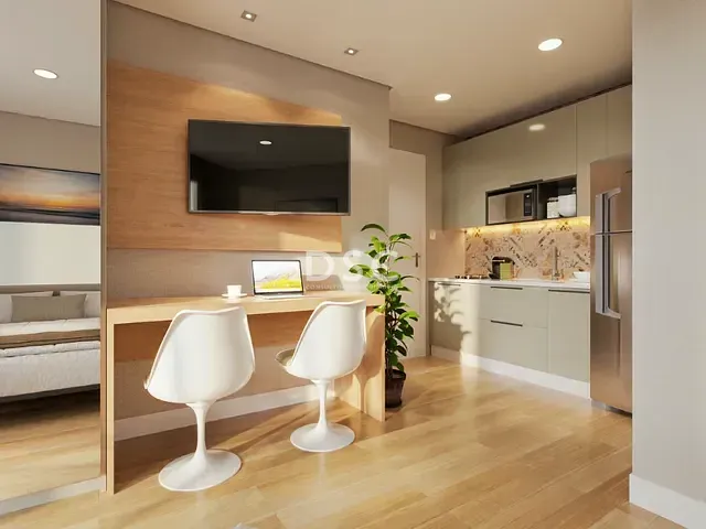 Studio 1 quarto e 1 banheiro, à venda, no bairro Bacacheri em Curitiba