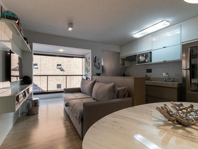 Foto do Apartamento - Apartamento à venda 2 Quartos 1 Suite 1 Vaga 55M² Sumaré São Paulo - SP | Lares e Andares Imóveis