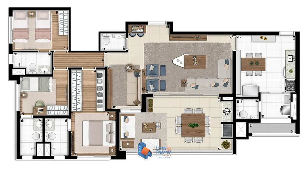 Apartamento, 3 quartos, 125 m² - Foto 42