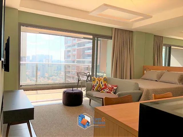 Apartamento 1 quarto e 1 banheiro, à venda, no bairro Brooklin Paulista em São Paulo