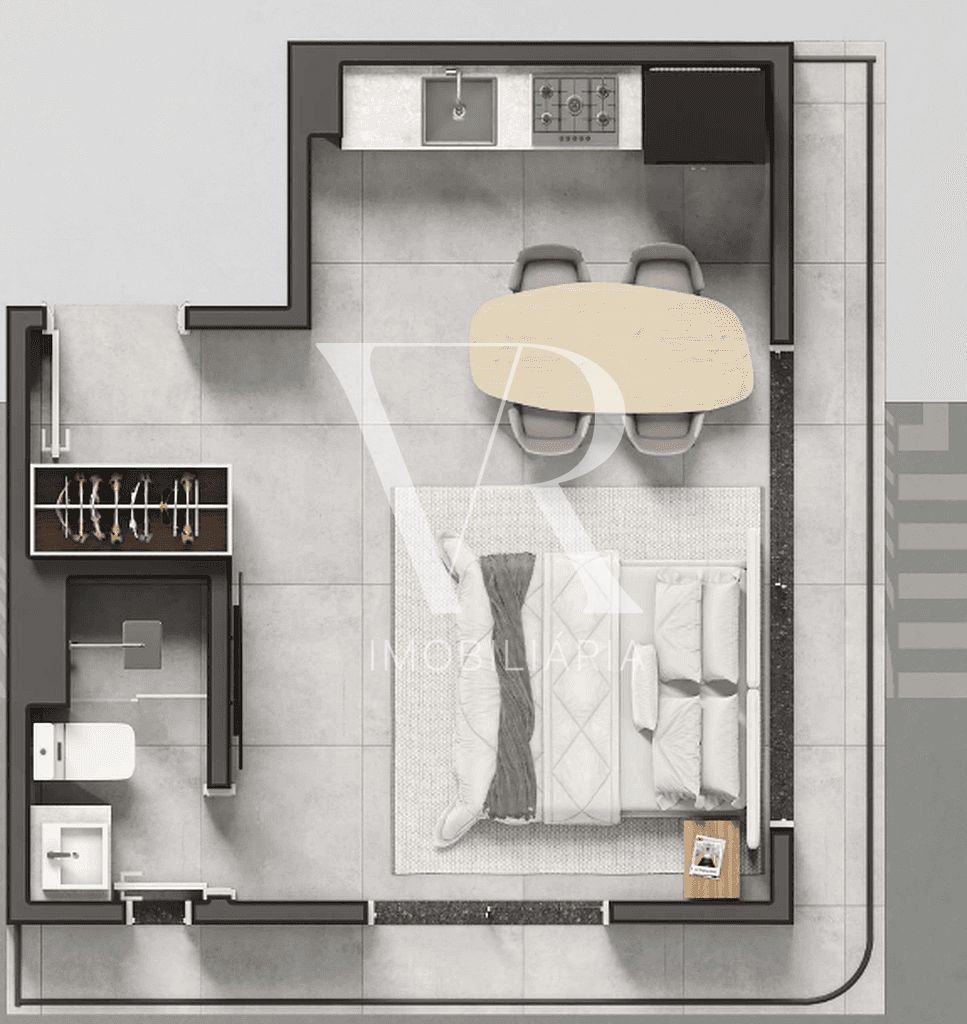 Apartamento à venda com 1 quarto, 18m² - Foto 24