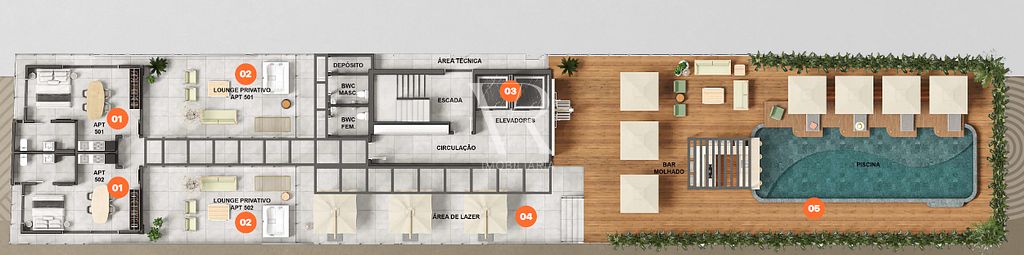 Apartamento à venda com 1 quarto, 73m² - Foto 19