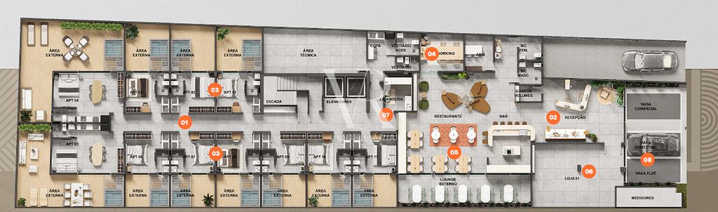 Apartamento à venda com 1 quarto, 73m² - Foto 22