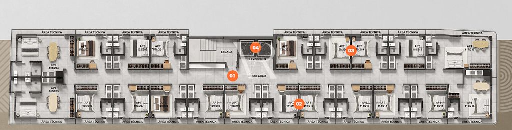 Apartamento à venda com 1 quarto, 73m² - Foto 21