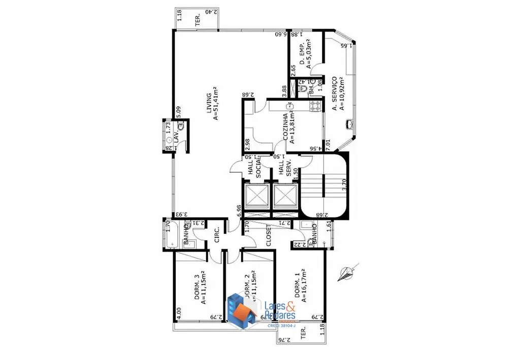 Apartamento, 3 quartos, 155 m² - Foto 19