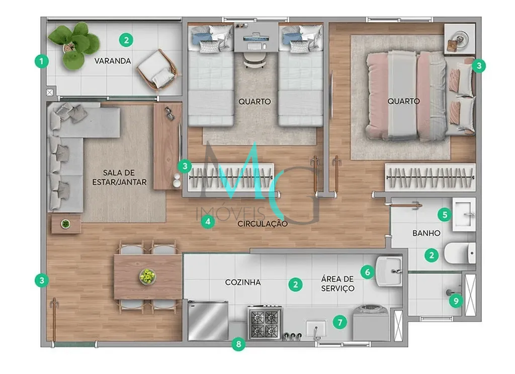 Apartamento, 2 quartos, 41 m² - Foto 15
