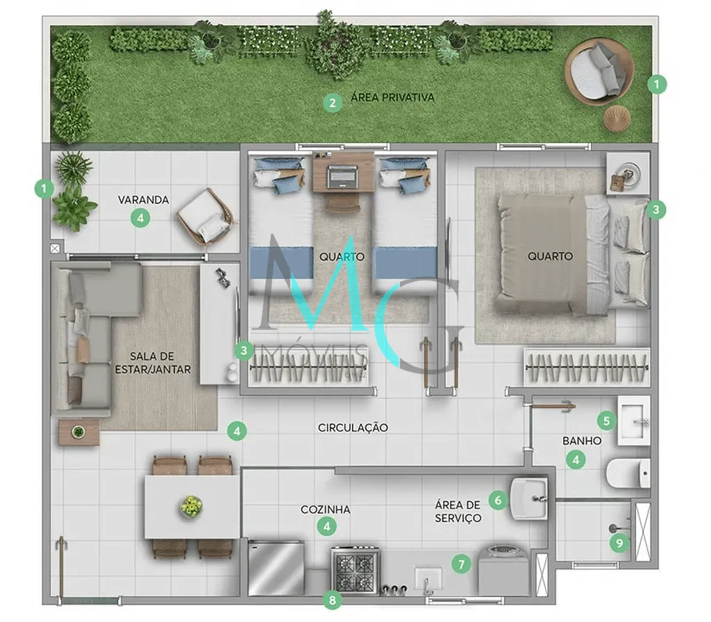 Apartamento, 2 quartos, 41 m² - Foto 16