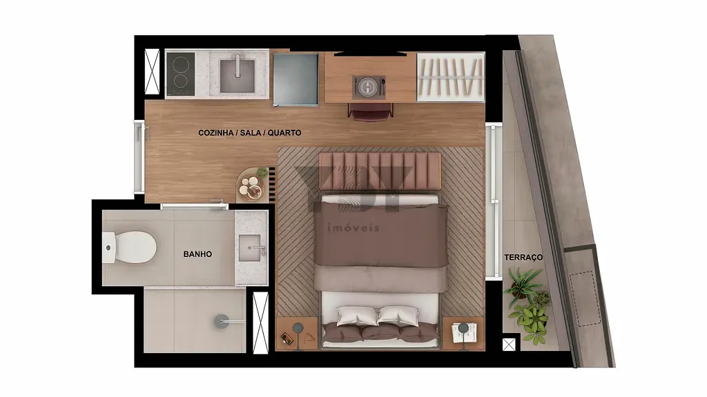 Apartamento, 2 quartos, 37 m² - Foto 30